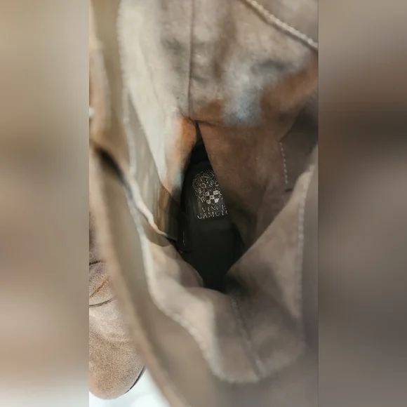 Vince Camato Walleya Moto suede boots size 8 Taupe - Picture 4 of 8